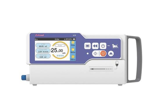 kupować 4,3-calowy kolorowy weterynaryjny sprzęt medyczny TFT Pompa strzykawkowa weterynaryjna 1,6 kg online manufacture