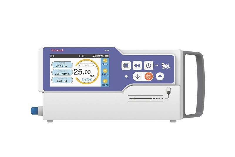 4,3-calowy kolorowy weterynaryjny sprzęt medyczny TFT Pompa strzykawkowa weterynaryjna 1,6 kg